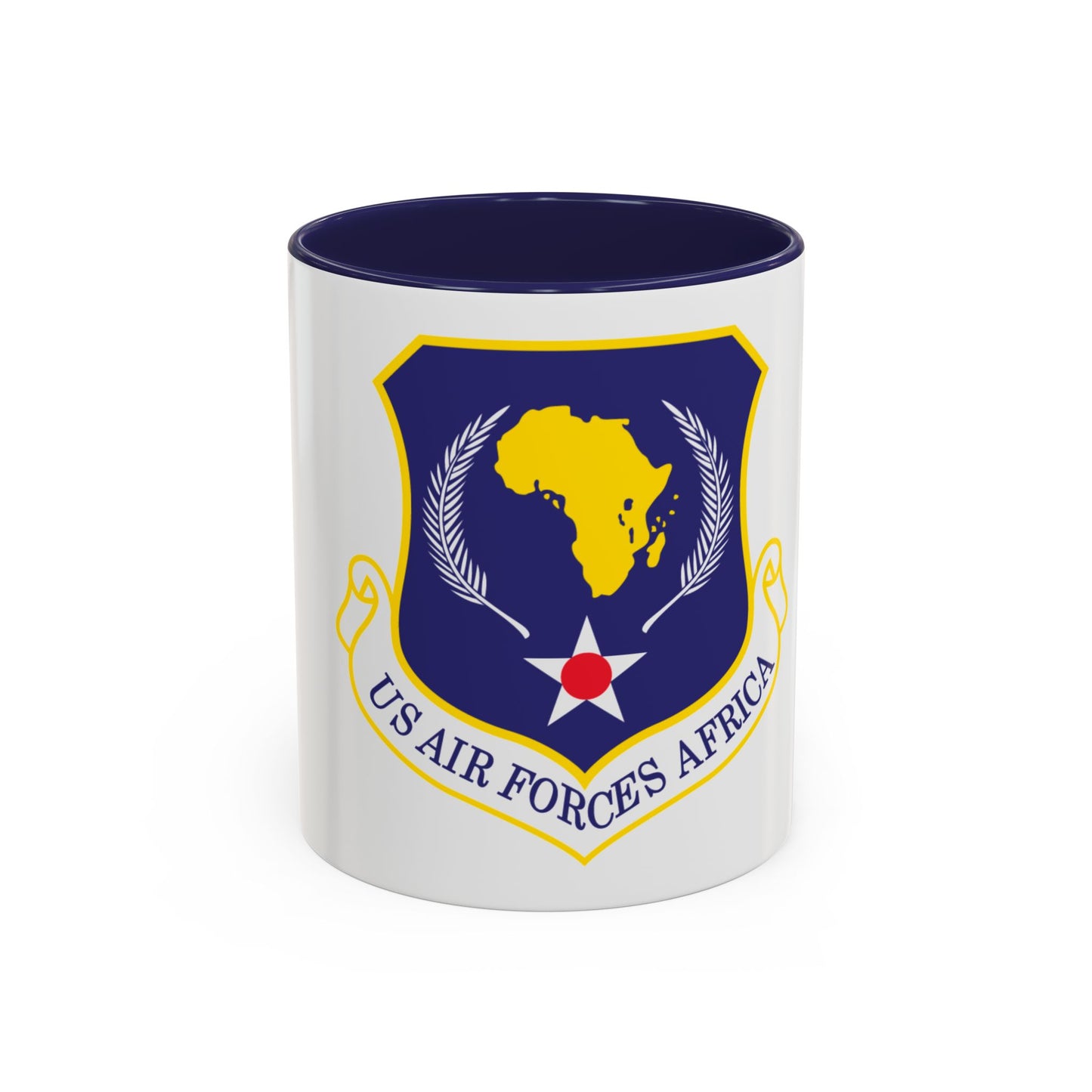 USAF Africa (U.S. Air Force) Accent Coffee Mug