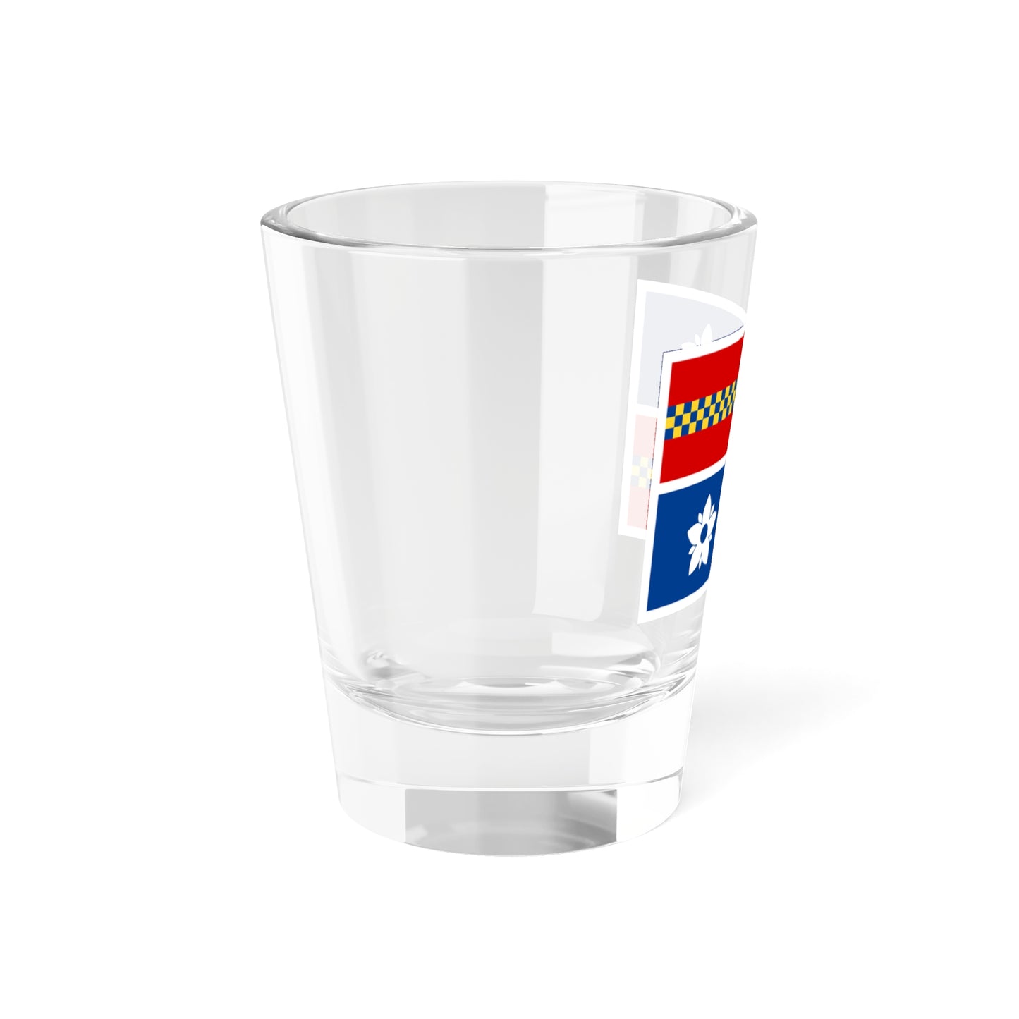 Flag of Leesburg Virginia (United States) Shot Glass 1.5oz