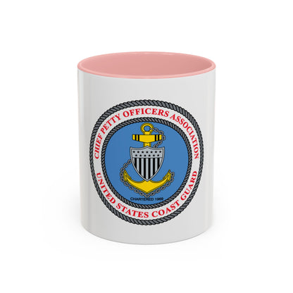 USCG CPOA (U.S. Coast Guard) Accent Coffee Mug