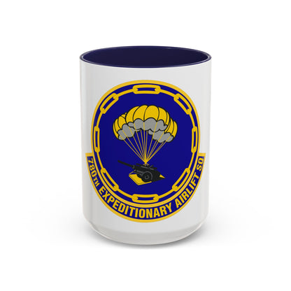 780th Expeditionary Airlift Squadron (U.S. Air Force) Accent Coffee Mug