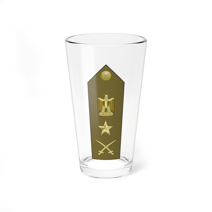 EgyptianArmyInsignia LieutenantGeneral (Egypt) (Military Rank) Pint Glass 16oz