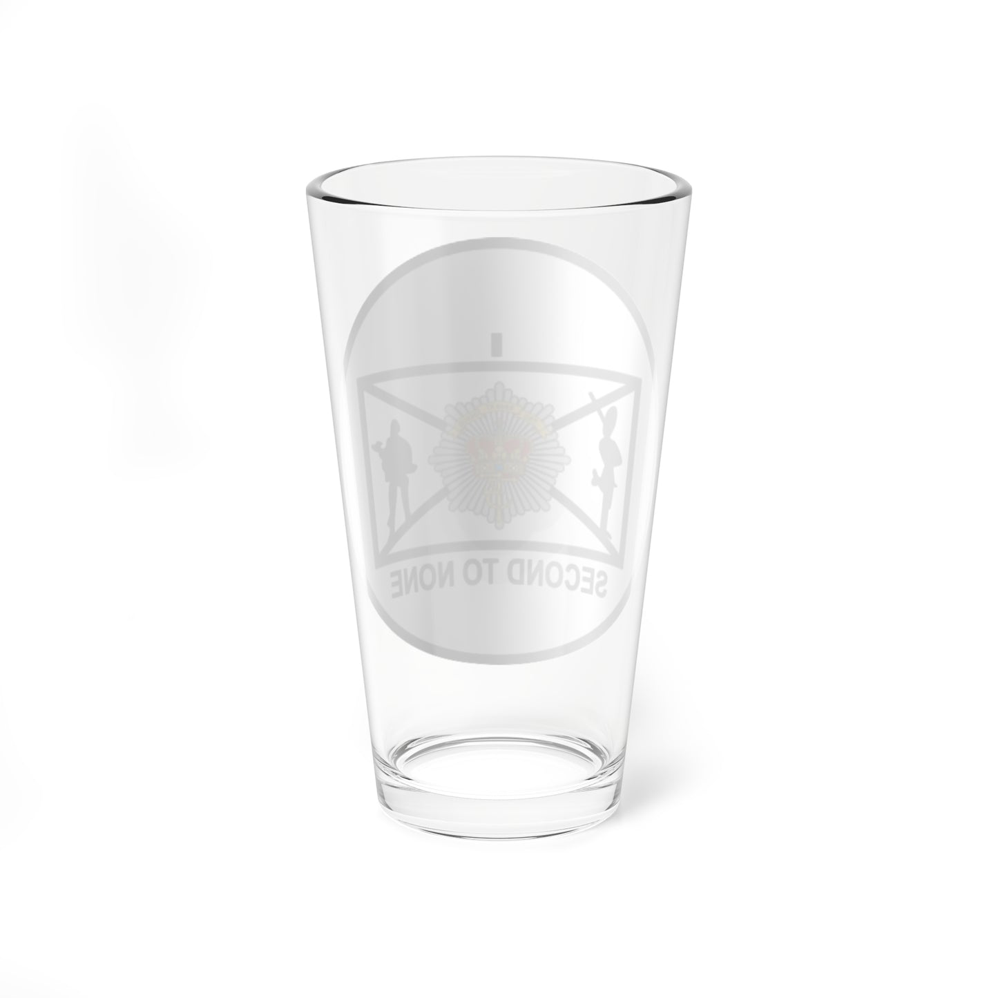 Emblem for the 2-II-LG (Denmark) (Coat of Arms) Pint Glass 16oz