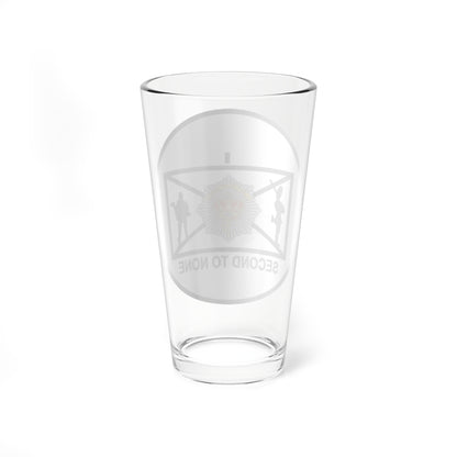 Emblem for the 2-II-LG (Denmark) (Coat of Arms) Pint Glass 16oz