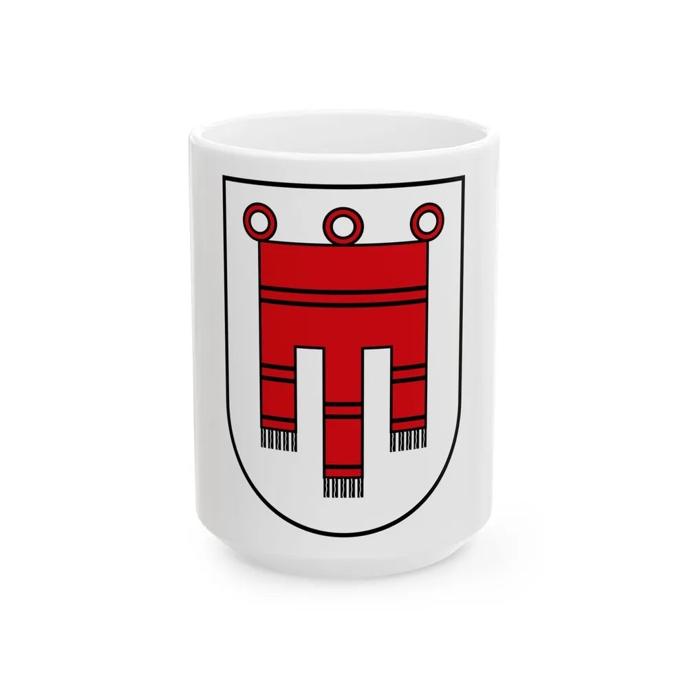 Coat of Arms of Vorarlberg Austria - White Coffee Mug-15oz-Go Mug Yourself