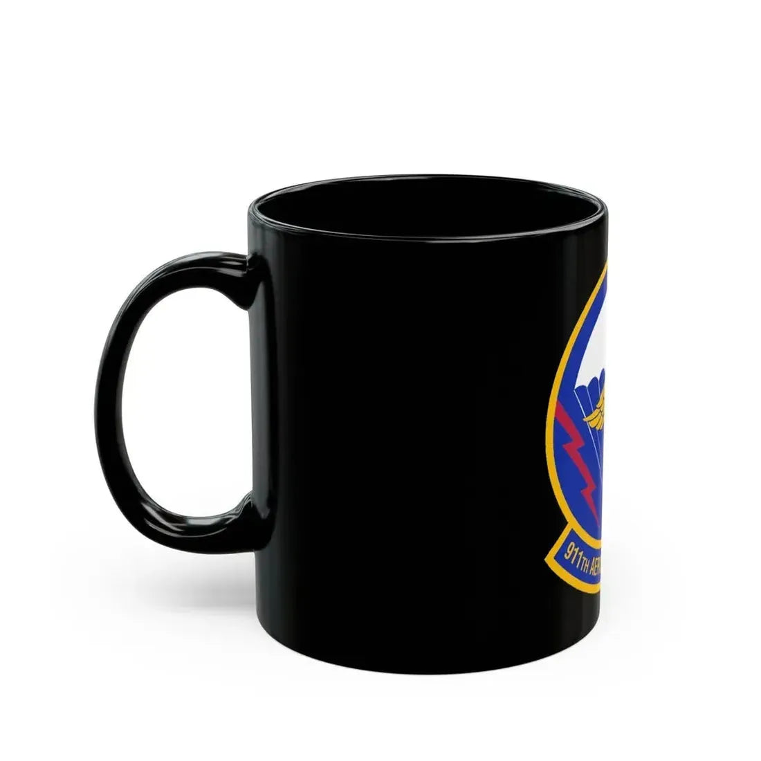 911 Aeromedical Staging Squadron AFRC (U.S. Air Force) Black Coffee Mug - Go Mug Yourself