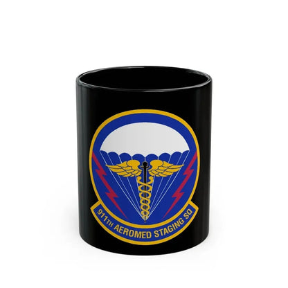 911 Aeromedical Staging Squadron AFRC (U.S. Air Force) Black Coffee Mug - Go Mug Yourself