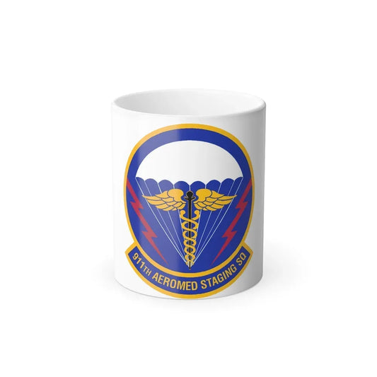 911 Aeromedical Staging Squadron AFRC (U.S. Air Force) Color Changing Coffee Mug 11oz - Go Mug Yourself
