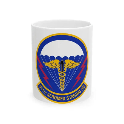 911 Aeromedical Staging Squadron AFRC (U.S. Air Force) White Coffee Mug 11oz - Go Mug Yourself