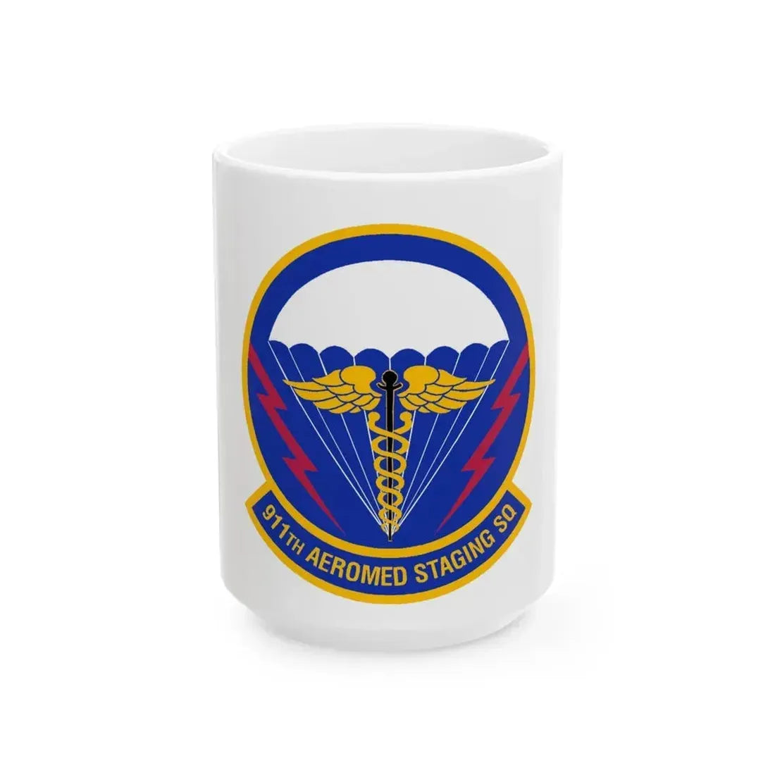 911 Aeromedical Staging Squadron AFRC (U.S. Air Force) White Coffee Mug 15oz - Go Mug Yourself