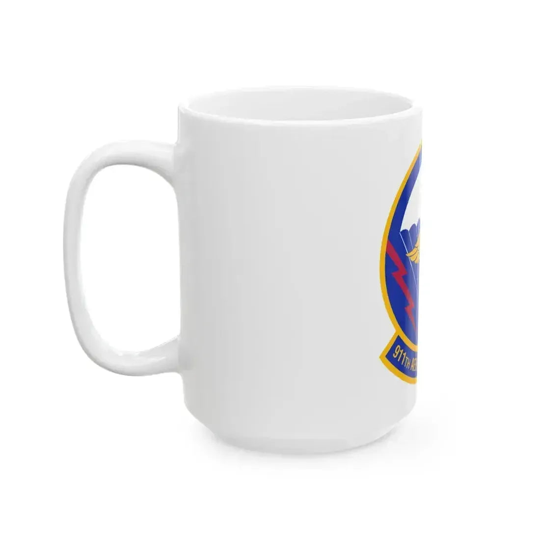 911 Aeromedical Staging Squadron AFRC (U.S. Air Force) White Coffee Mug - Go Mug Yourself