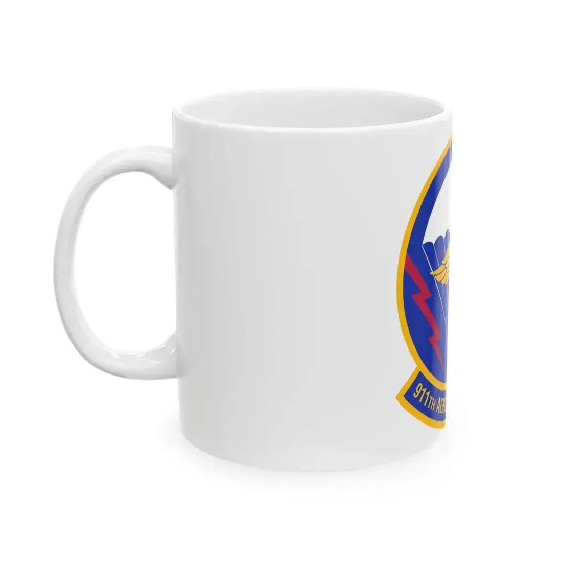 911 Aeromedical Staging Squadron AFRC (U.S. Air Force) White Coffee Mug - Go Mug Yourself