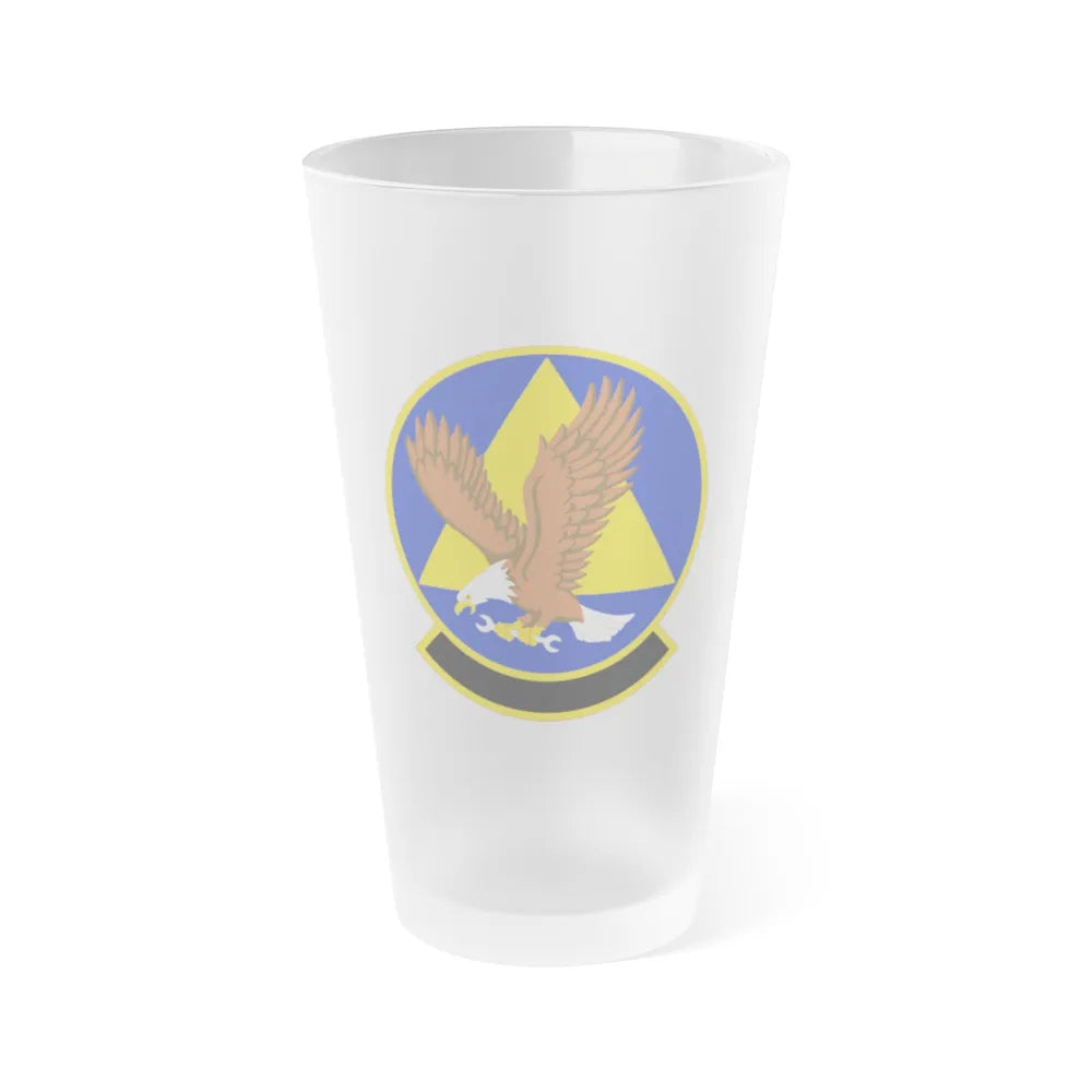 911 Maintenance Squadron AFRC (U.S. Air Force) Frosted Pint Glass 16oz-16oz-Frosted-Go Mug Yourself