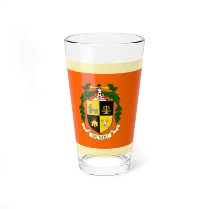 ROC NDU Management College Flag (China) Pint Glass 16oz