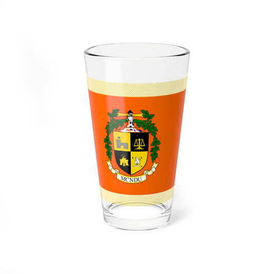 ROC NDU Management College Flag (China) Pint Glass 16oz
