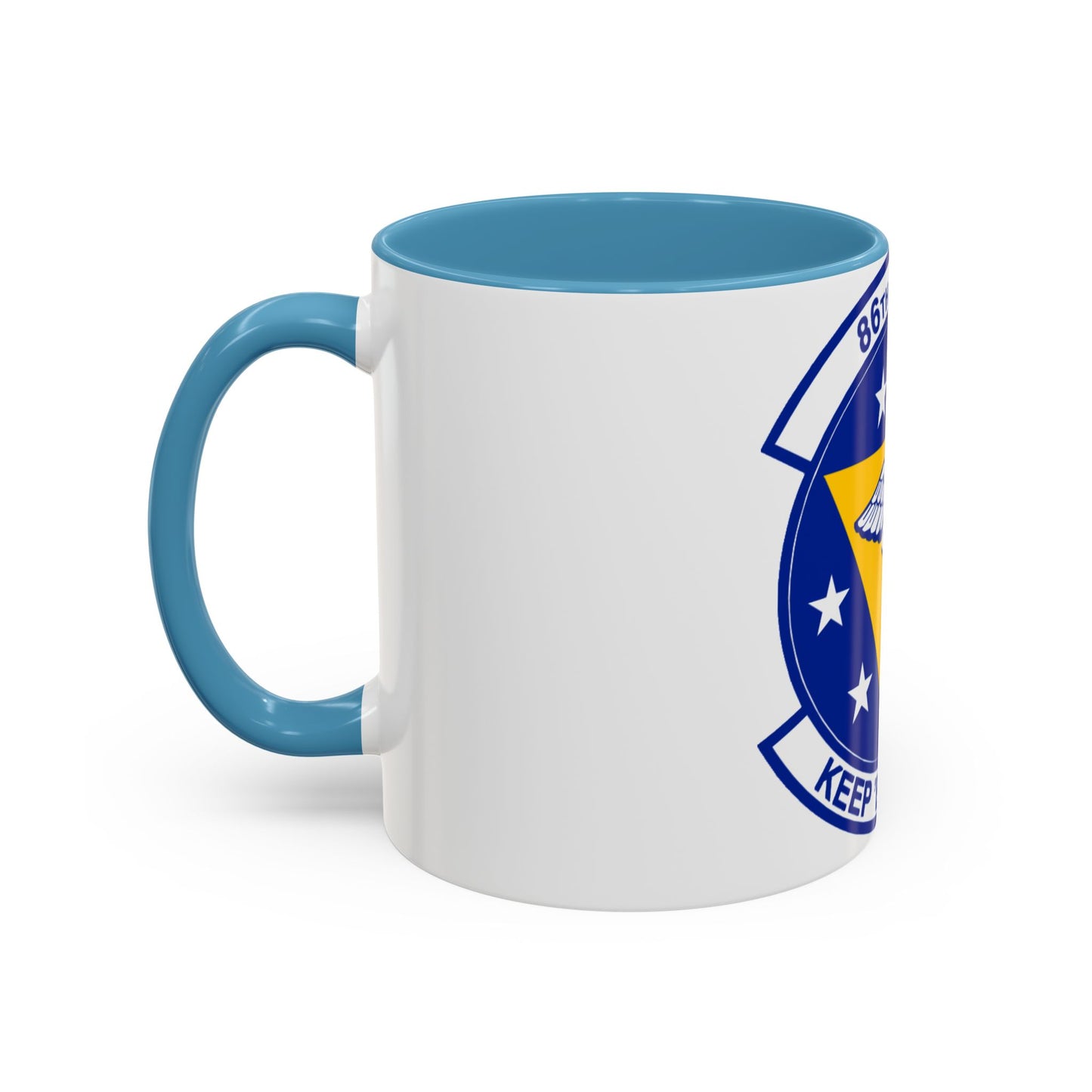 86 Aerospace Medicine Squadron USAFE (U.S. Air Force) Accent Coffee Mug