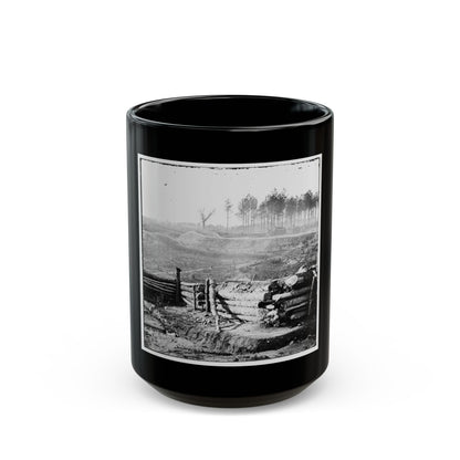 Bermuda Hundred, Va. Federal Earthworks On Left Of The Line, Near Point Of Rocks (U.S. Civil War) Black Coffee Mug