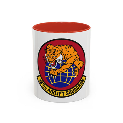 535th Airlift Squadron (U.S. Air Force) Accent Coffee Mug