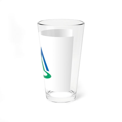 Flag of Minami-Alps Yamanashi (Japan) Pint Glass 16oz