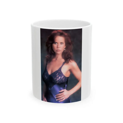 Linda Blair #161 (Vintage Female Icon) White Coffee Mug-11oz-Go Mug Yourself