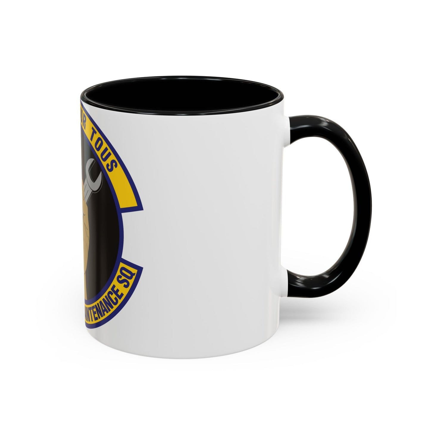 48th Equipment Maintenance Squadron (U.S. Air Force) Accent Coffee Mug