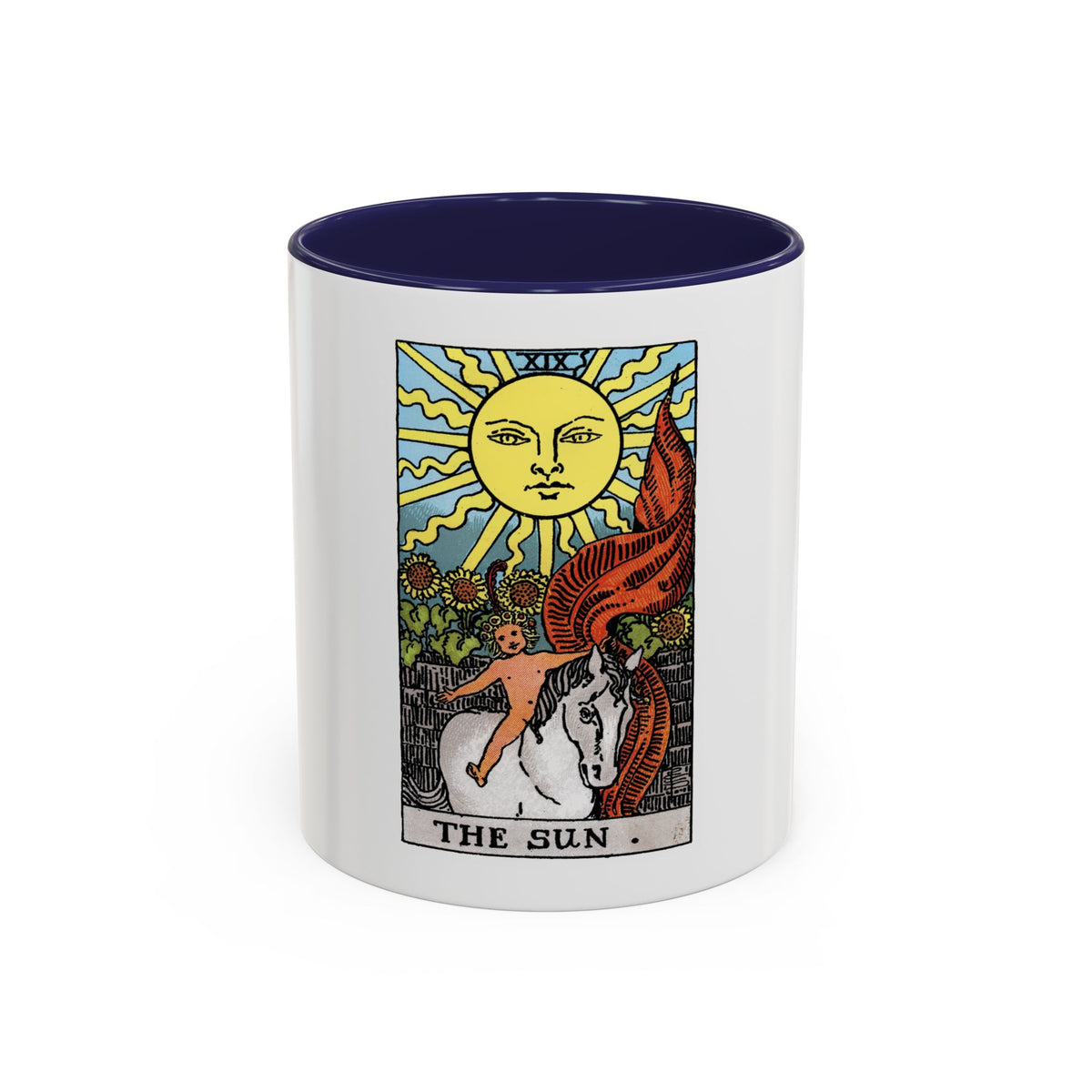 The Sun (Tarot Card) Accent Coffee Mug