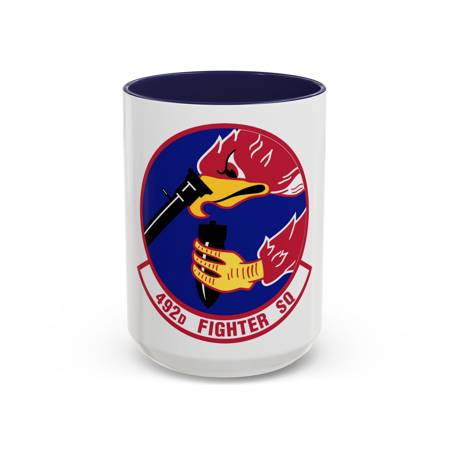 492d Fighter Squadron (U.S. Air Force) Accent Coffee Mug