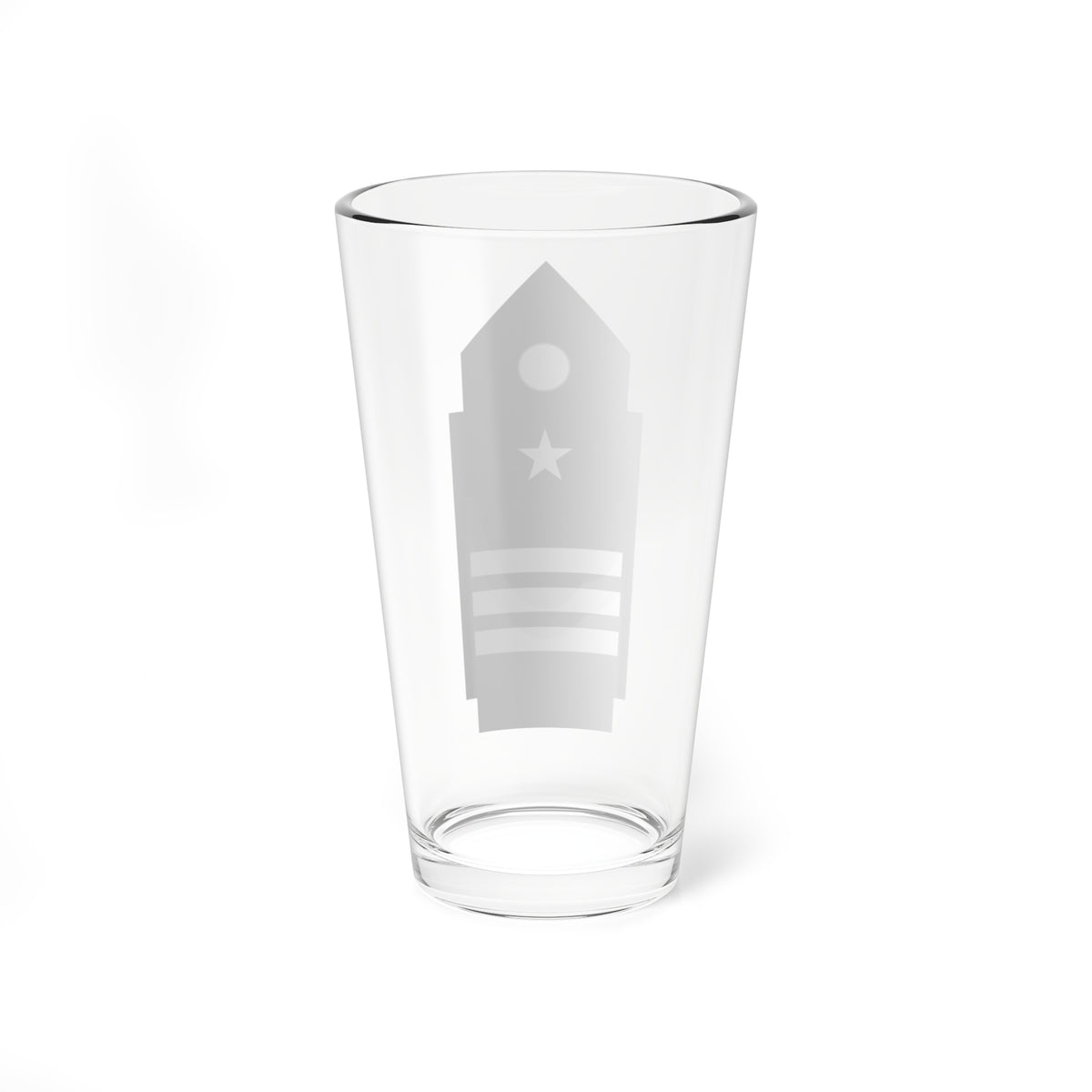 SS.OO.6.  CDG   CASACA   (Chile) (Military Rank) Pint Glass 16oz