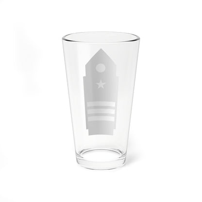 SS.OO.6.  CDG   CASACA   (Chile) (Military Rank) Pint Glass 16oz