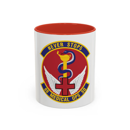 88th Medical Operations Squadron (U.S. Air Force) Accent Coffee Mug