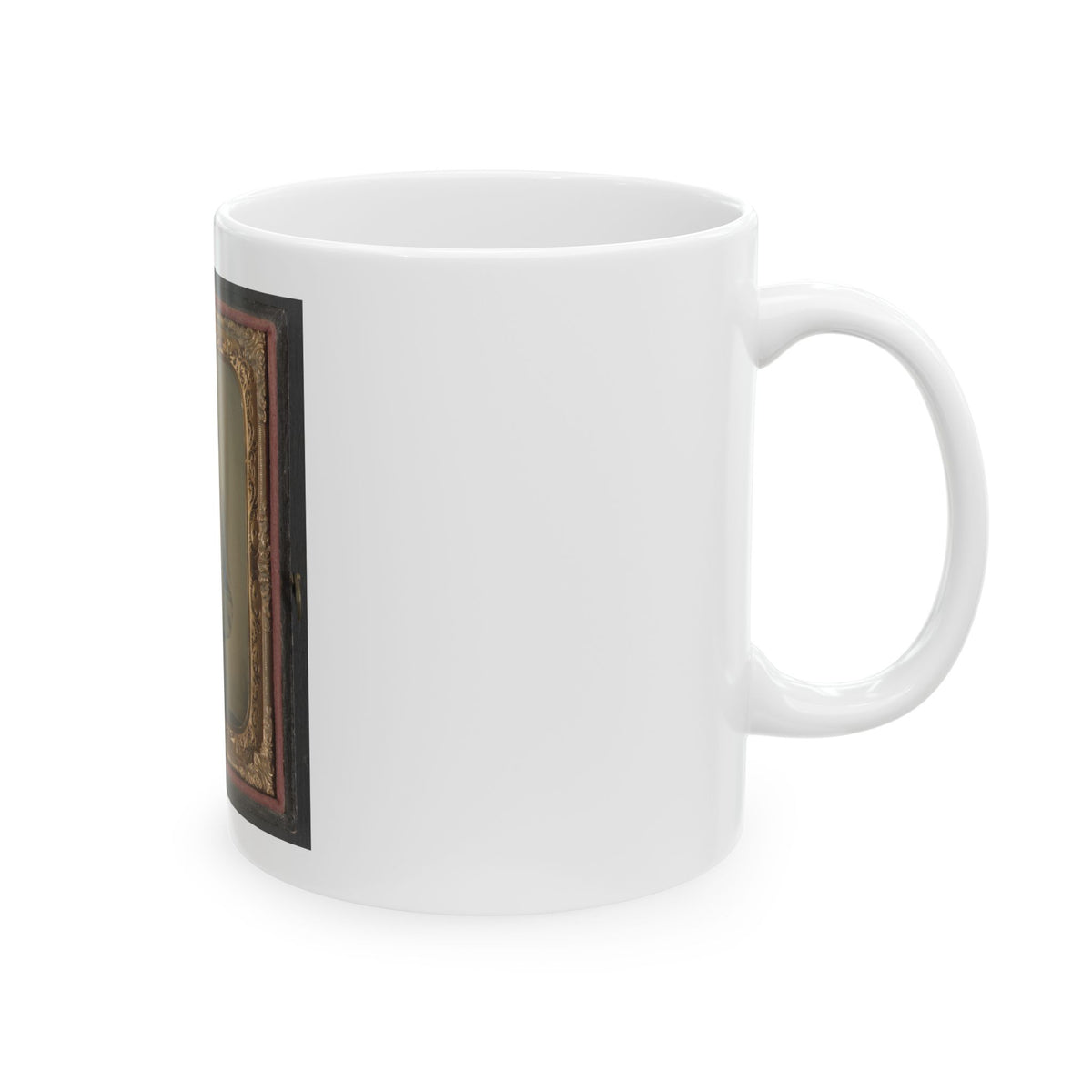 Unidentified Private In Confederate Uniform (U.S. Civil War) White Coffee Mug