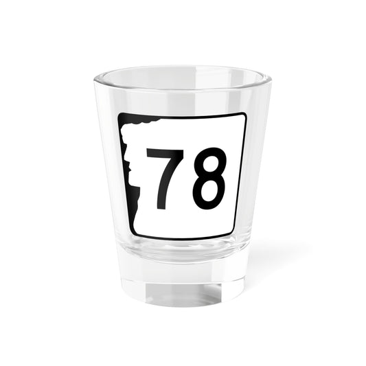 NH Route 78 (New Hampshire) (Road Sign) Shot Glass 1.5oz