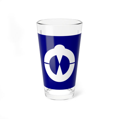 Flag of Karasuyama Tochigi 1954-2005 (Japan) Pint Glass 16oz