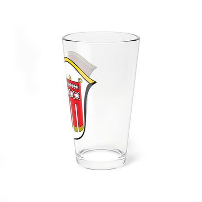 DEU Aislingen COA (Germany) (Coat of Arms) Pint Glass 16oz