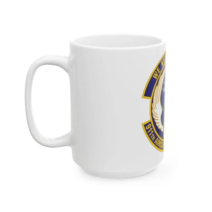 911th Aircraft Maintenance Squadron (U.S. Air Force) White Coffee Mug-Go Mug Yourself