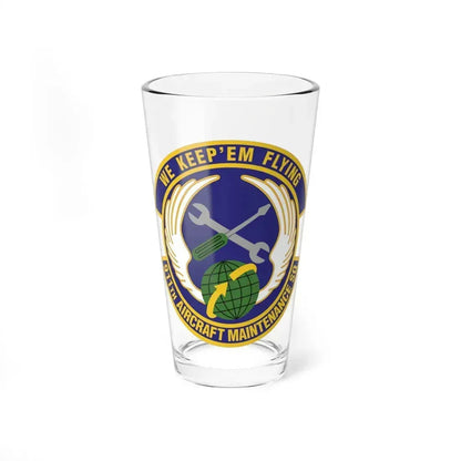 911th Aircraft Maintenance Squadron (U.S. Air Force) Pint Glass 16oz 16oz - Go Mug Yourself