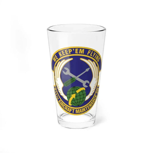 911th Aircraft Maintenance Squadron (U.S. Air Force) Pint Glass 16oz 16oz - Go Mug Yourself