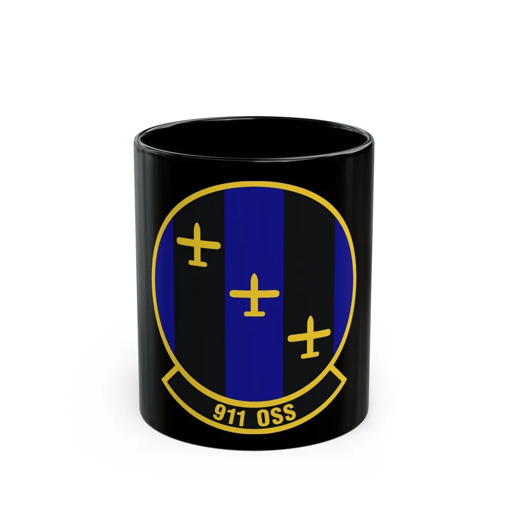 911th Operations Support Squadron (U.S. Air Force) Black Coffee Mug-11oz-Go Mug Yourself