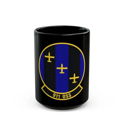911th Operations Support Squadron (U.S. Air Force) Black Coffee Mug - Go Mug Yourself