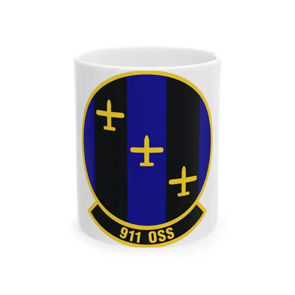 911th Operations Support Squadron (U.S. Air Force) White Coffee Mug 11oz - Go Mug Yourself