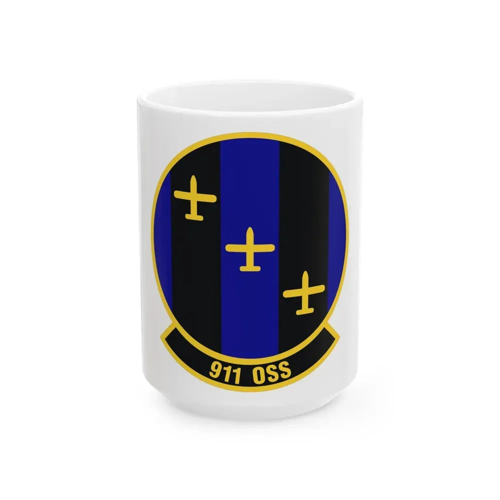 911th Operations Support Squadron (U.S. Air Force) White Coffee Mug 15oz - Go Mug Yourself