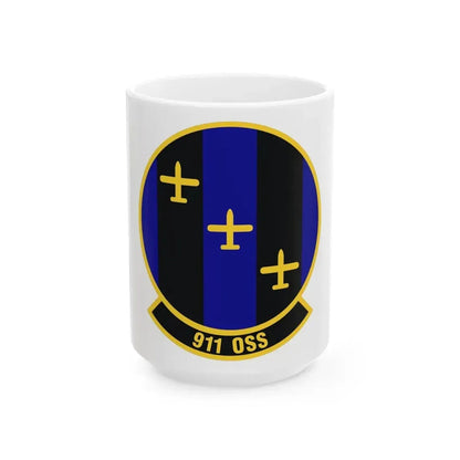 911th Operations Support Squadron (U.S. Air Force) White Coffee Mug - Go Mug Yourself