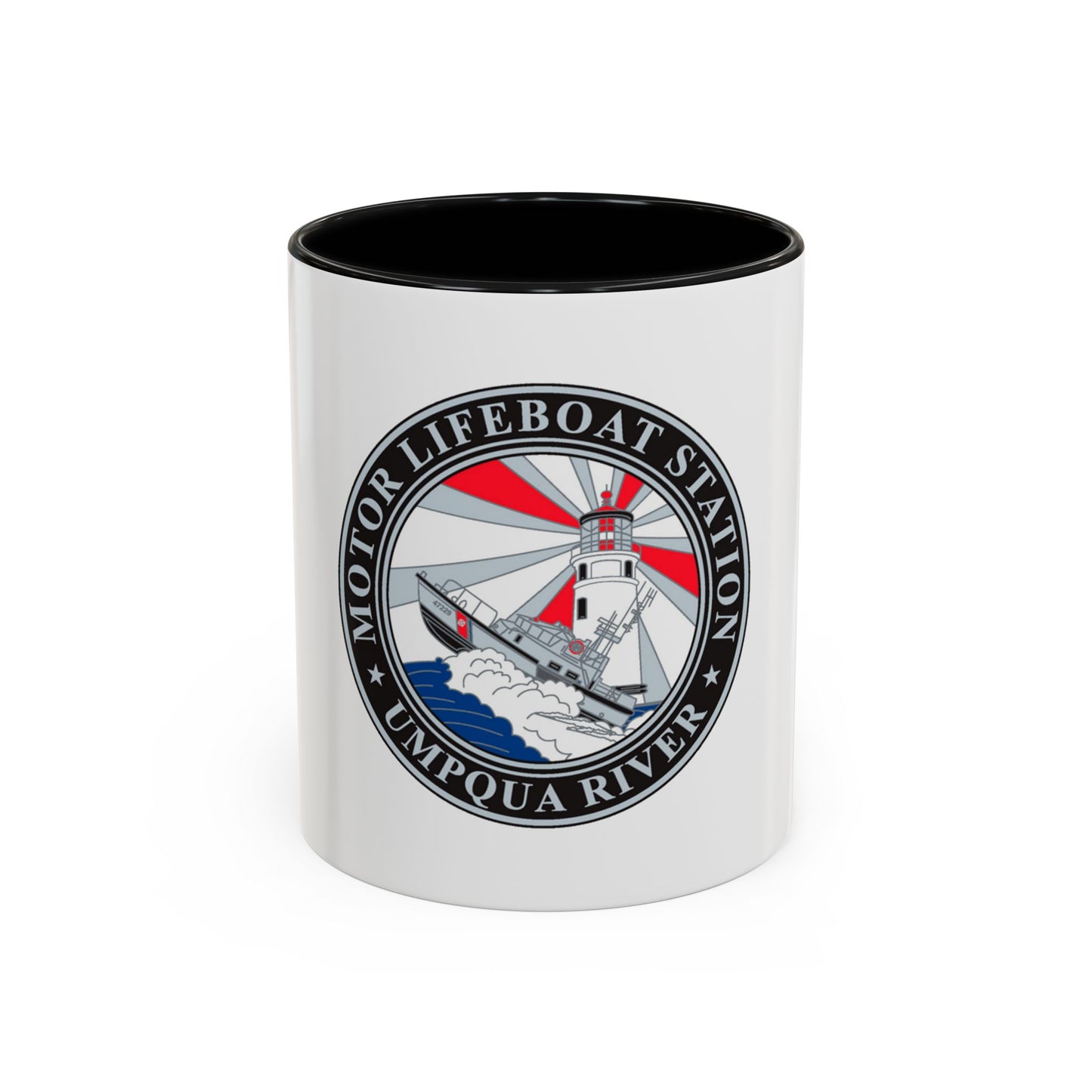 MLSTA Umpqua River (U.S. Coast Guard) Accent Coffee Mug