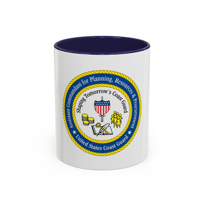 USCG Ast Comdt Plan Res & Proc (U.S. Coast Guard) Accent Coffee Mug
