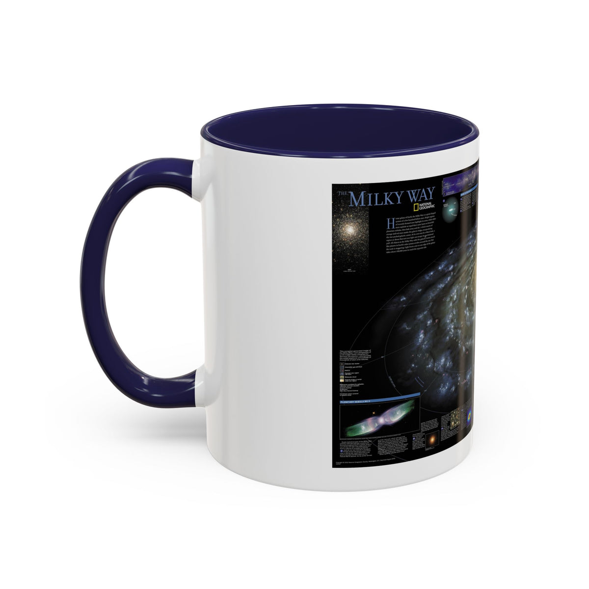 Space - Milky Way (2002) (Map) Accent Coffee Mug