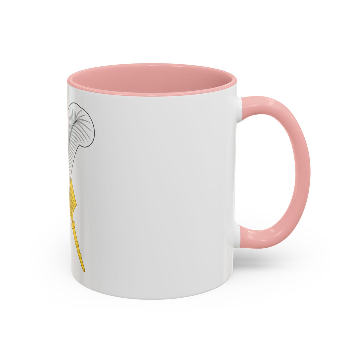 Crossed Feather Badge of Henry VI - Accent Coffee Mug