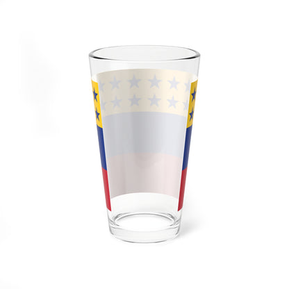 Flag of the Venezuelan Federation Barinas june 1859 (Venezuela) Pint Glass 16oz