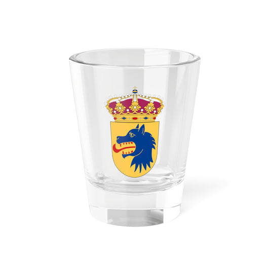 HMS Vidar vapen (Sweden) (Coat of Arms) Shot Glass 1.5oz