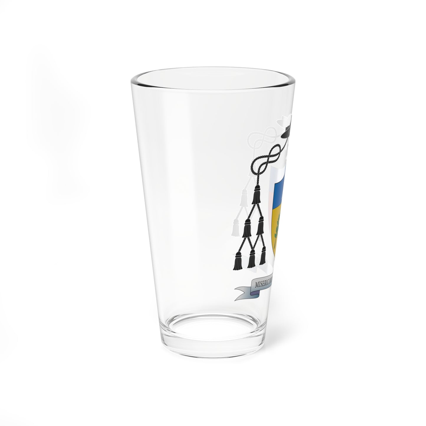 Escudo de Jacinto Inácio Flach (Spain) (Coat of Arms) Pint Glass 16oz