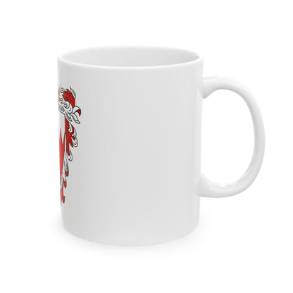 Coat of Arms of The Kingdom of Bahrain - White Coffee Mug