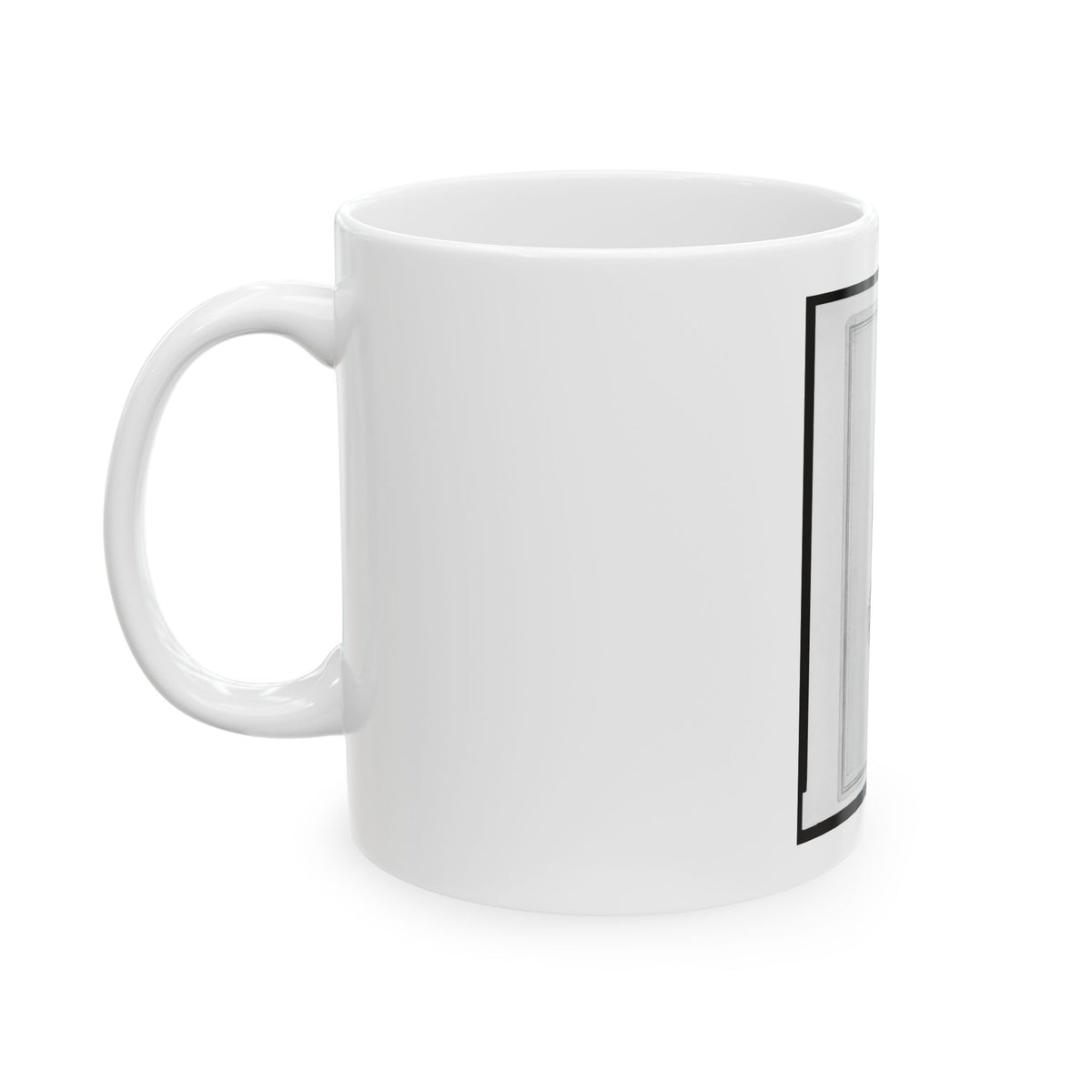 B. F. Sceva, Lt. Col., 10th N.Y. Cavalry Regiment, Head-And-Shoulders Portrait, Facing Right (U.S. Civil War) White Coffee Mug